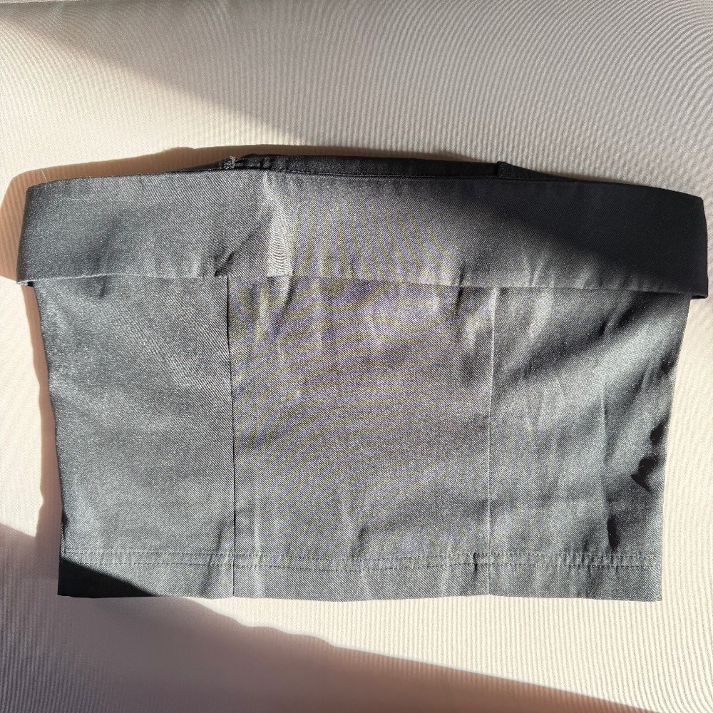 suit style double folded tube top